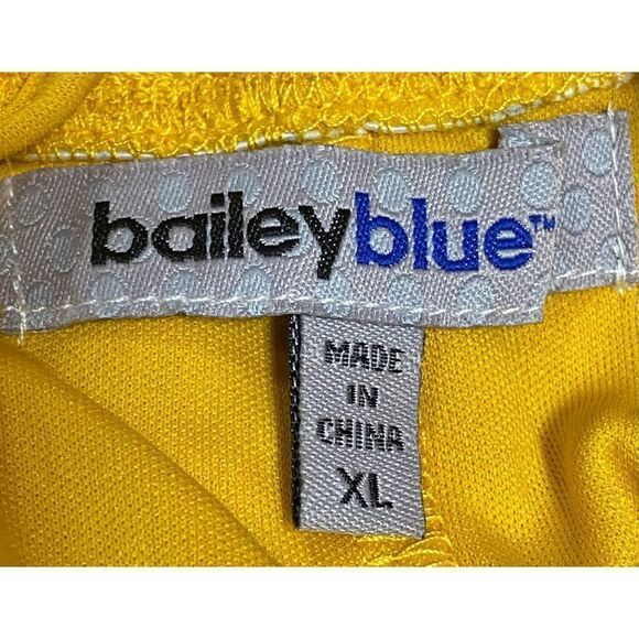 Bailey Blue Mustard Lace Sleeveless Halter Dress Size XL NWOT - Picture 3 of 5